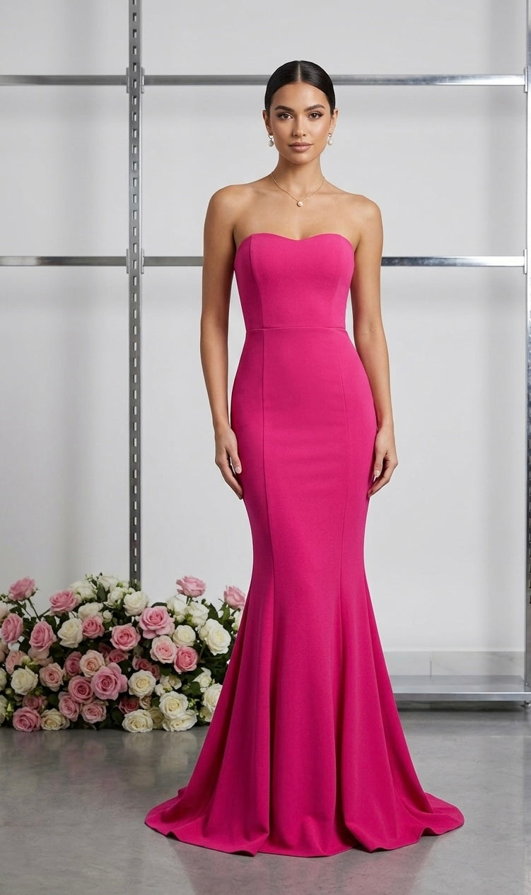 Abito da Sera a Sirena "Elegance" – Scollo a Cuore