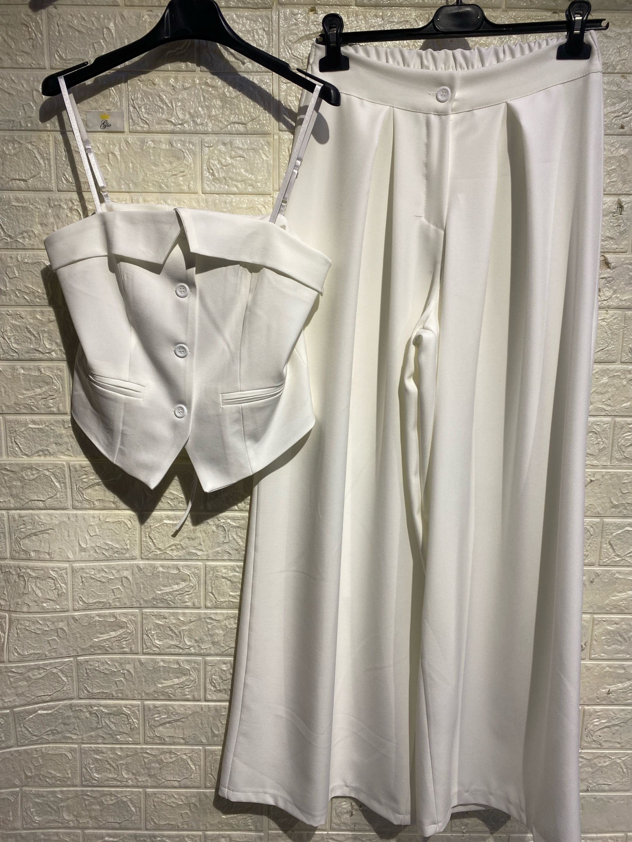 Completo "Sage Garden" – Coordinato in Lino