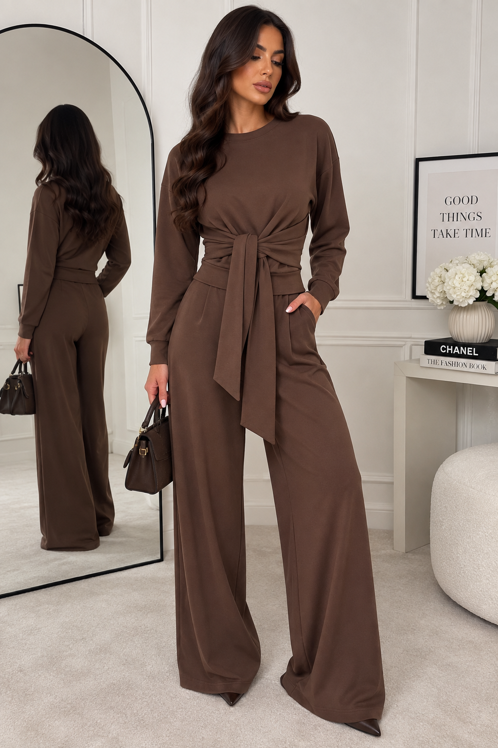 Completo Casual Chic con Nodo