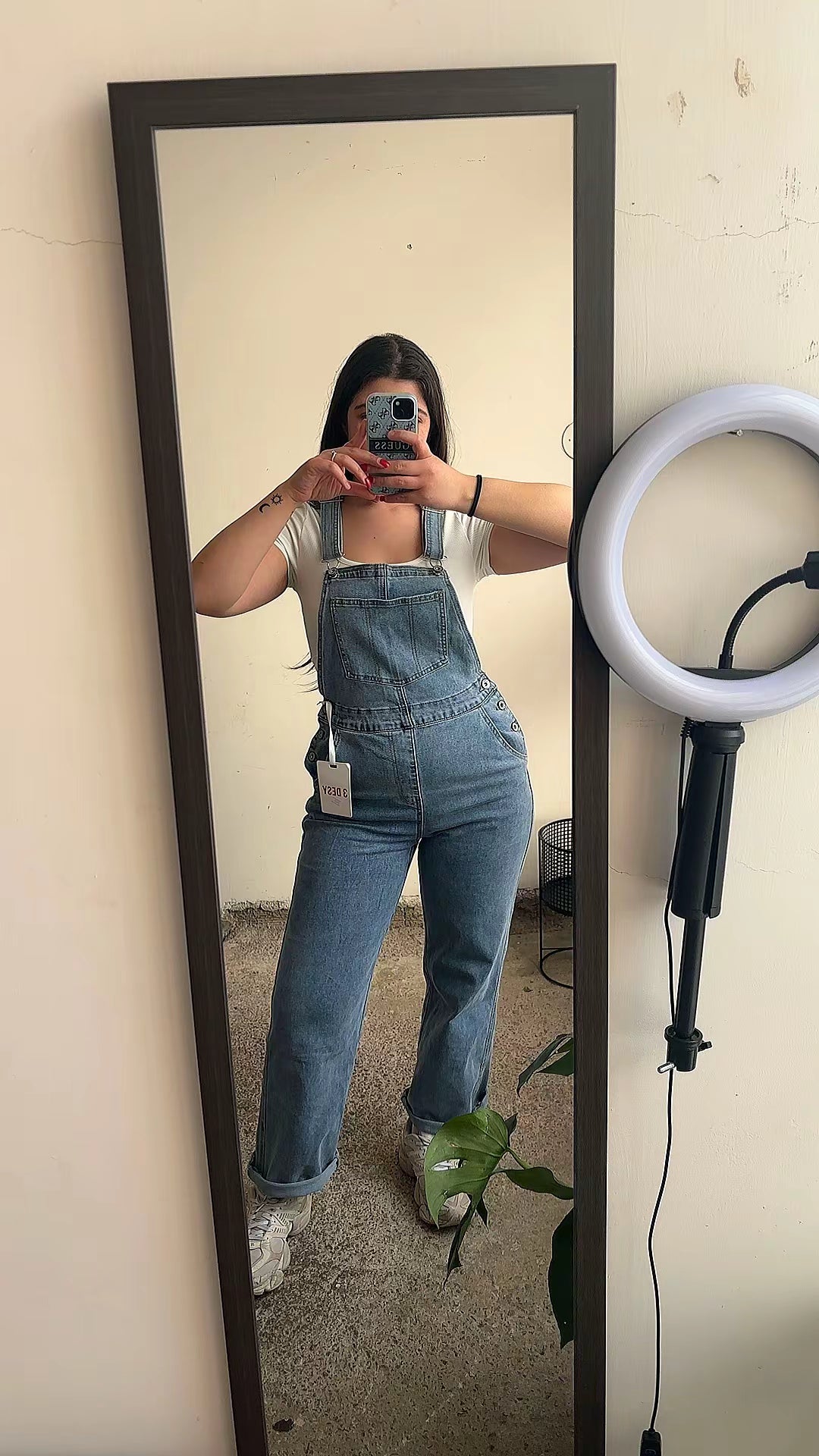 Salopette in Denim Classic Blue – Taglio Straight