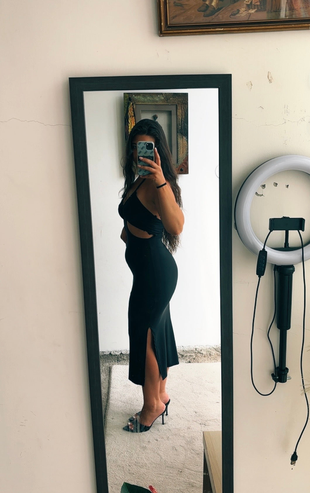 Abito Midi Cut-Out Glam