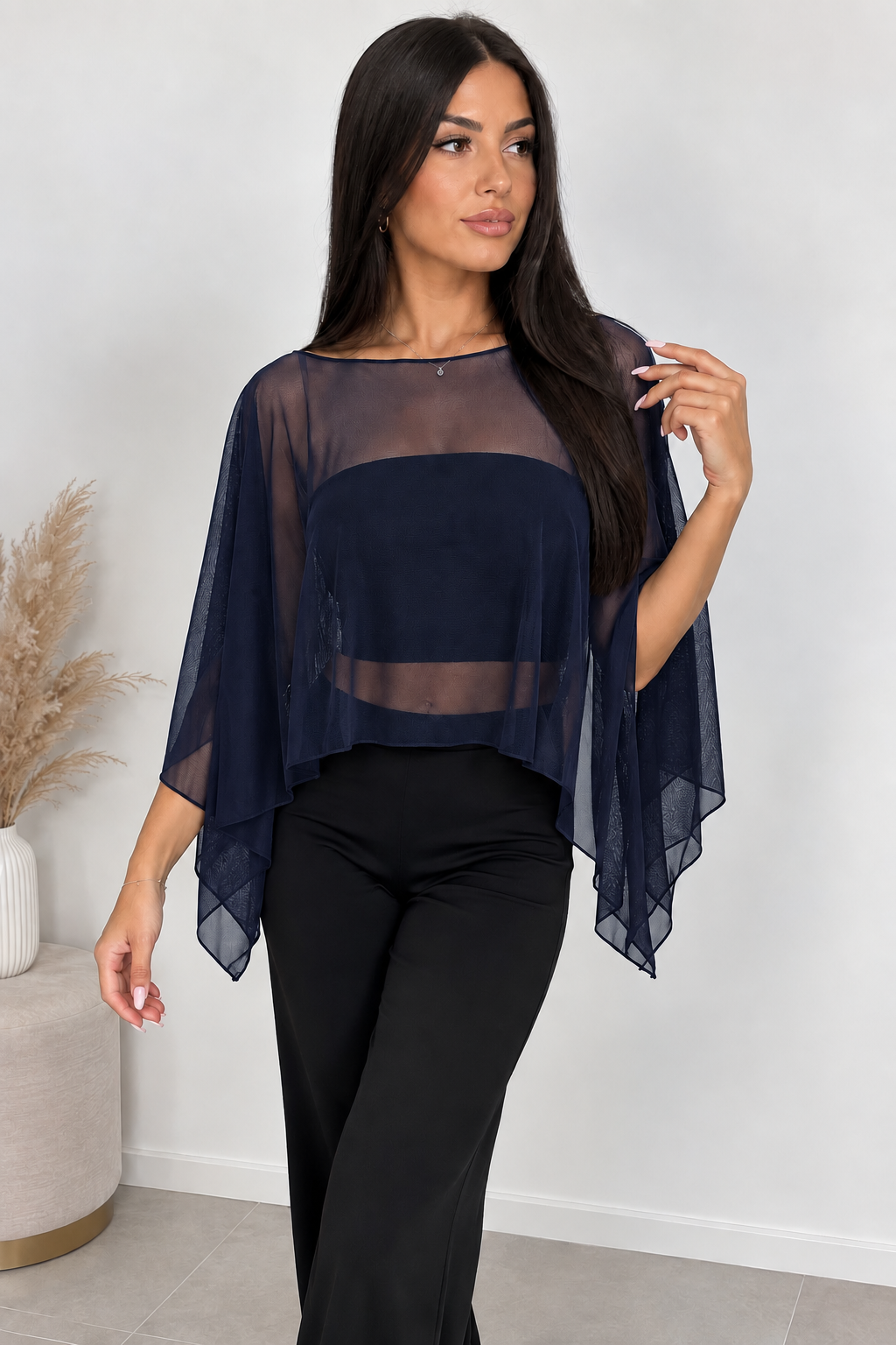 Coprispalle in tulle