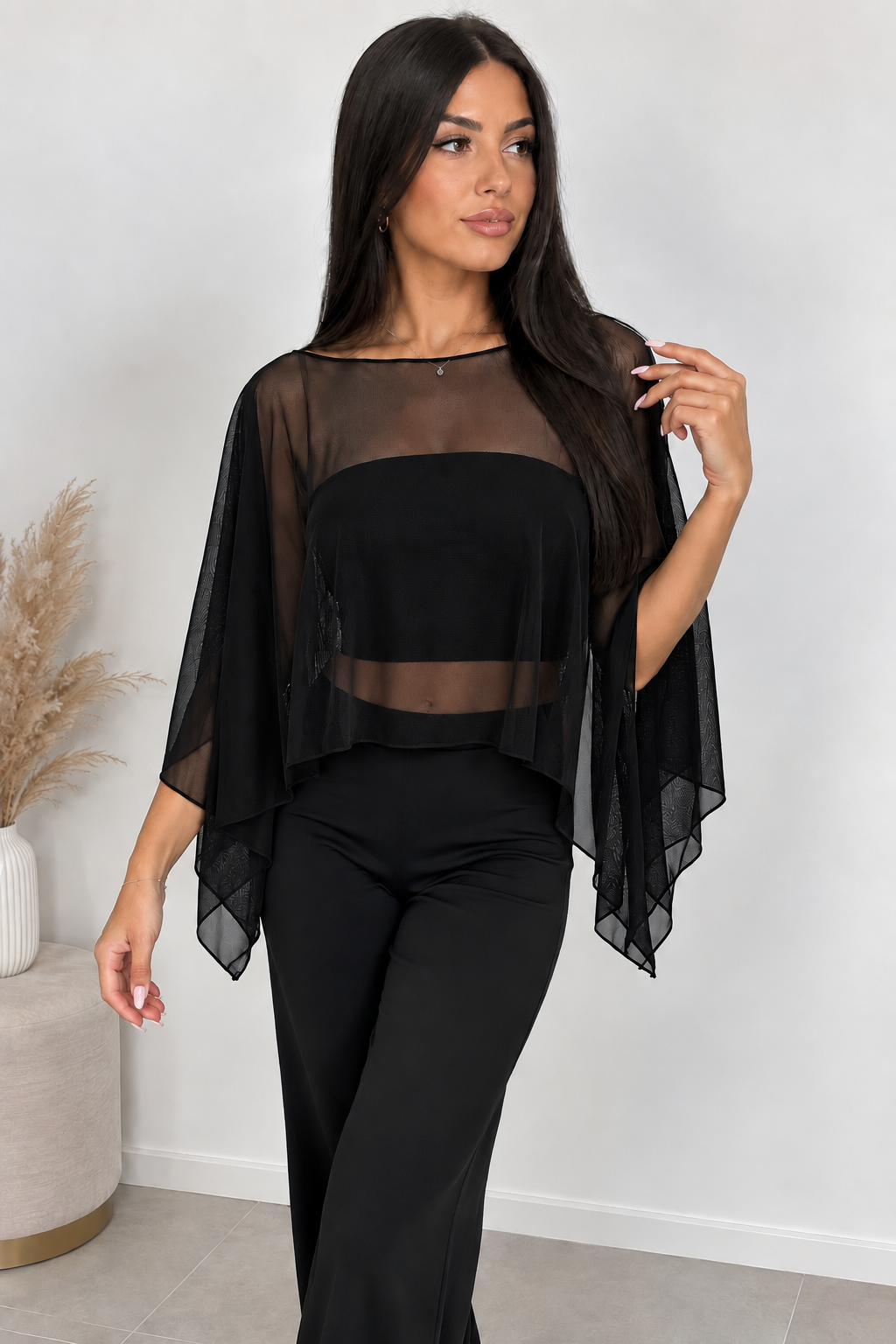 Coprispalle in tulle
