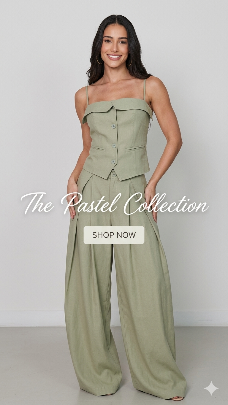 Completo "Sage Garden" – Coordinato in Lino