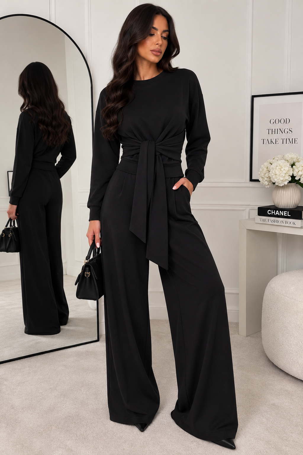 Completo Casual Chic con Nodo