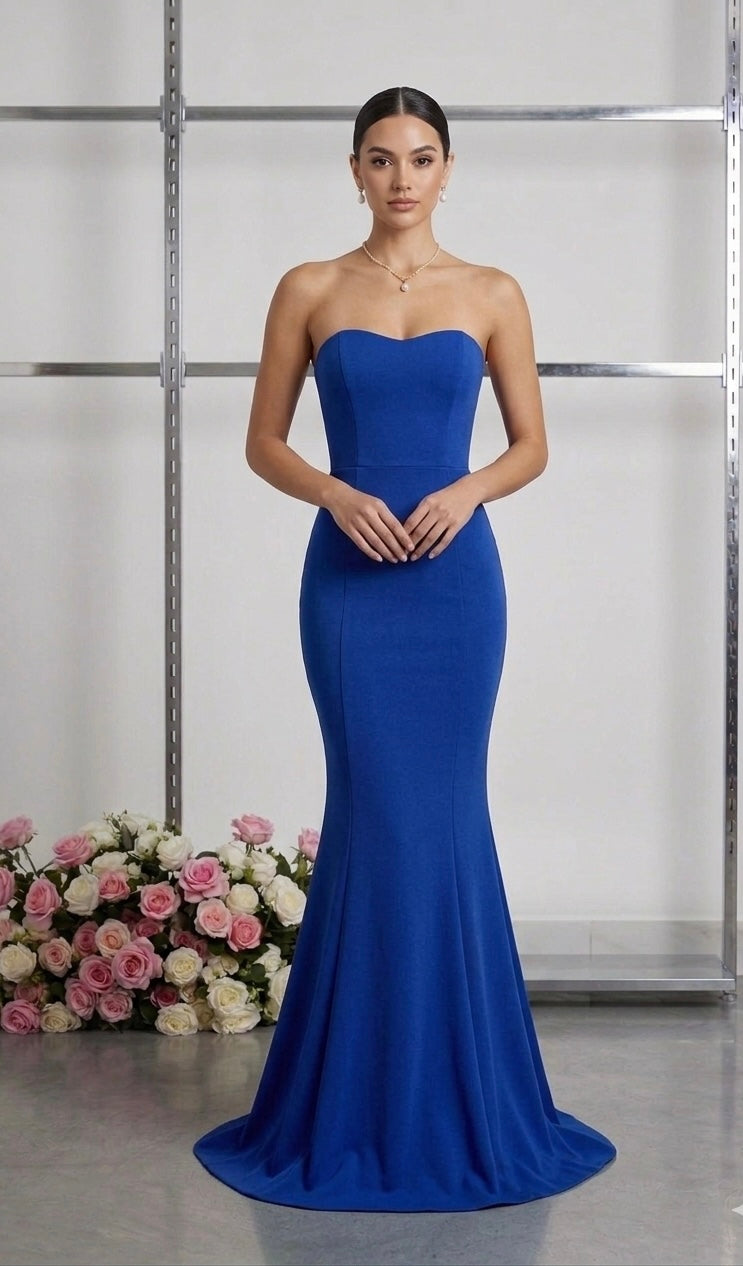 Abito da Sera a Sirena "Elegance" – Scollo a Cuore