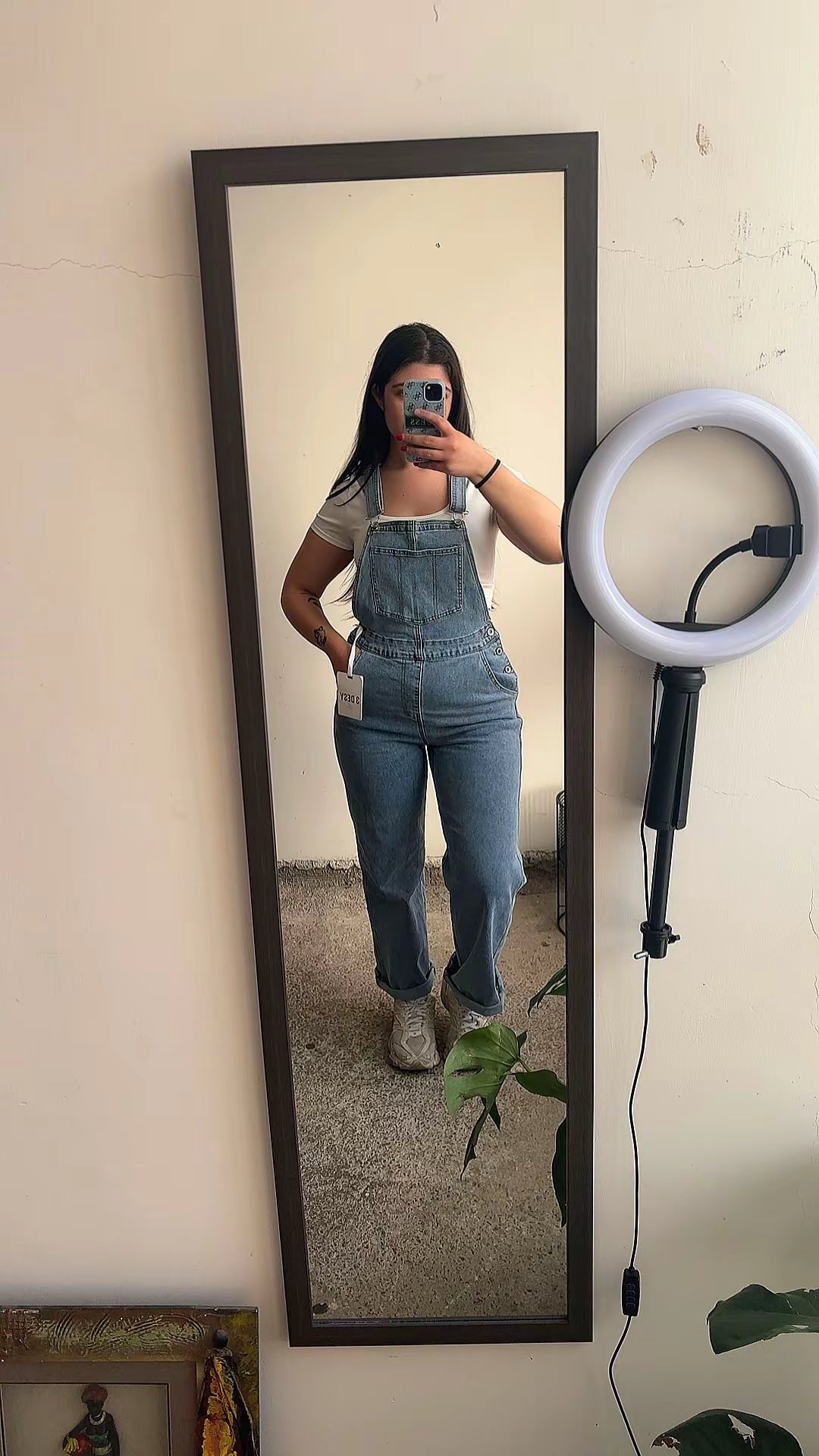 Salopette in Denim Classic Blue – Taglio Straight