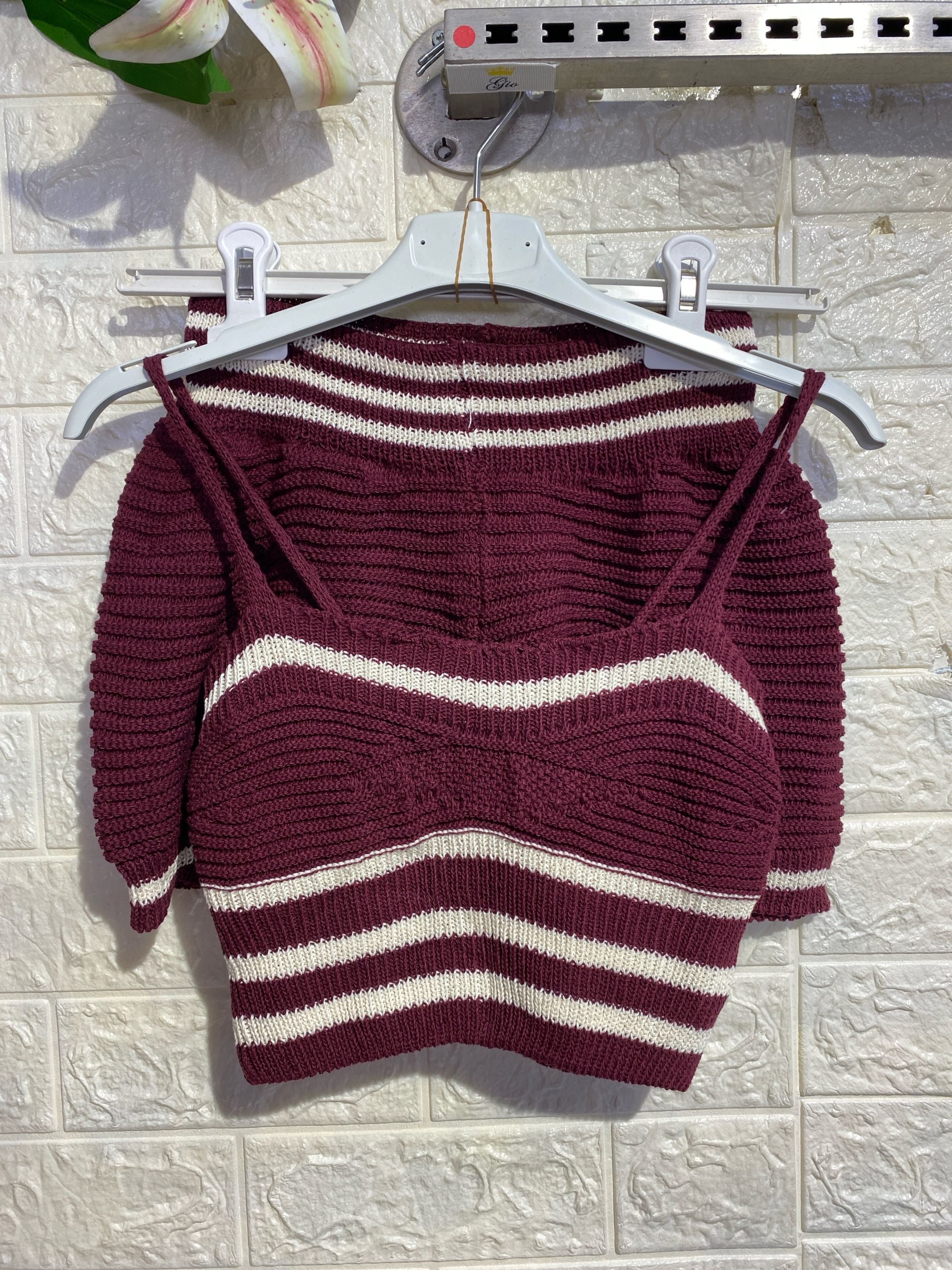 Co-ord Set in Maglia a Righe – Comfort & Stile Casual Chic