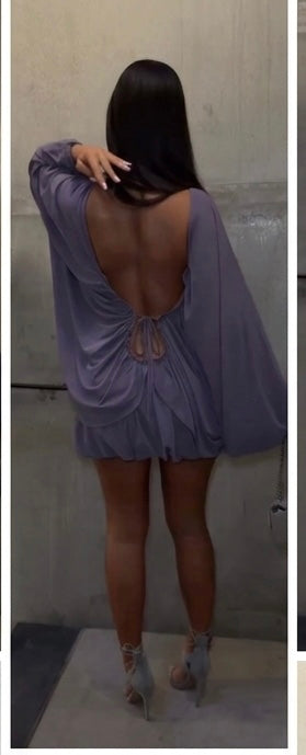 Mini Abito Drappeggiato Moonlight