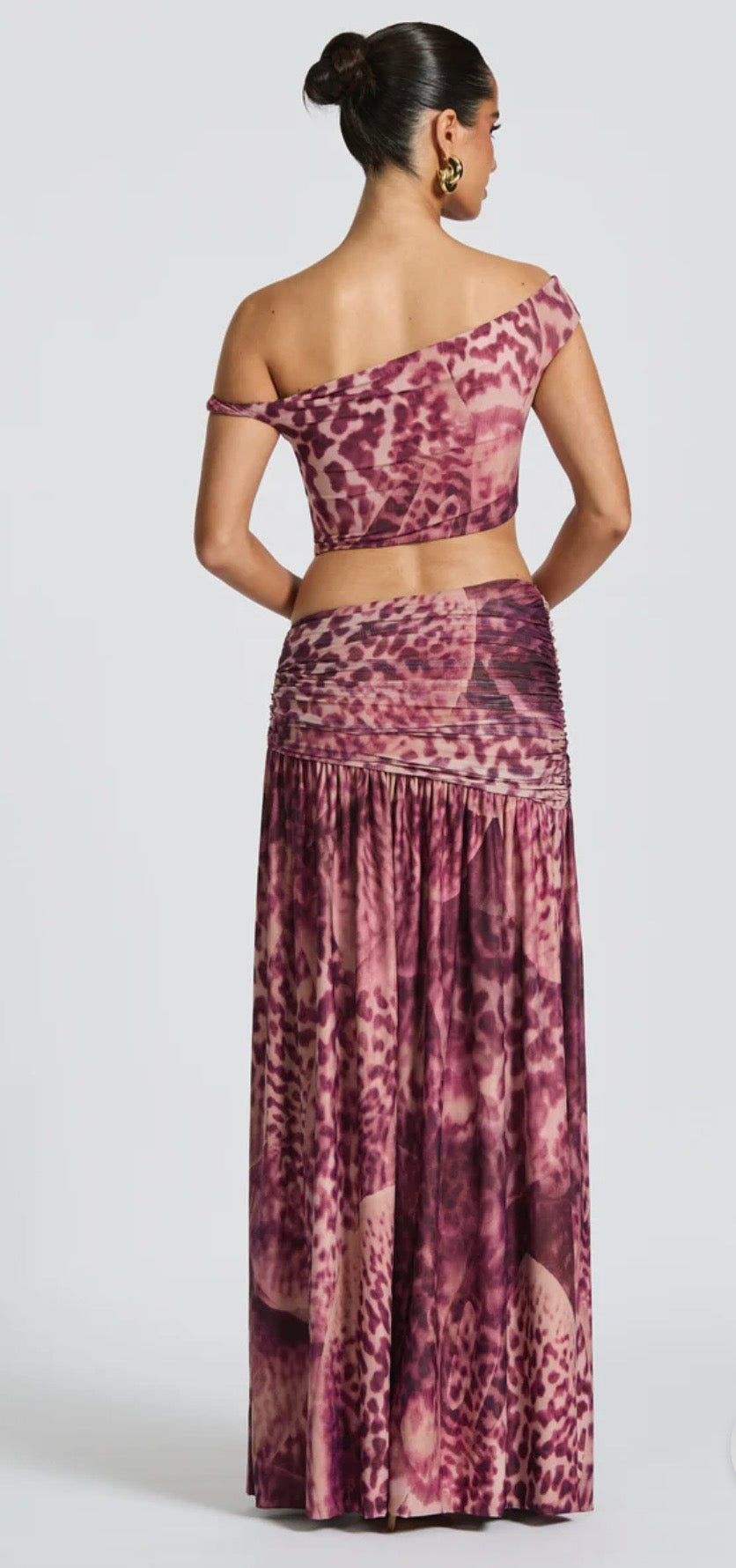 Coordinato Due Pezzi "Malindi" – Crop Top e Gonna Lunga con Spacco