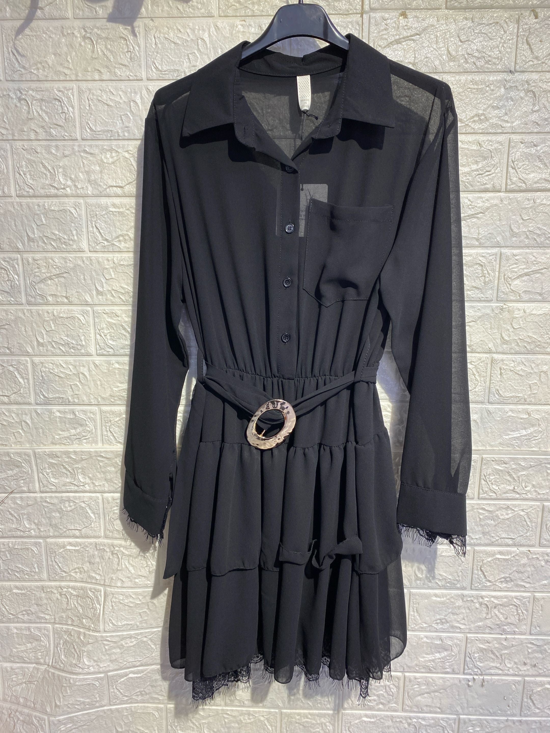 Mini Dress "Lace Ruffle"