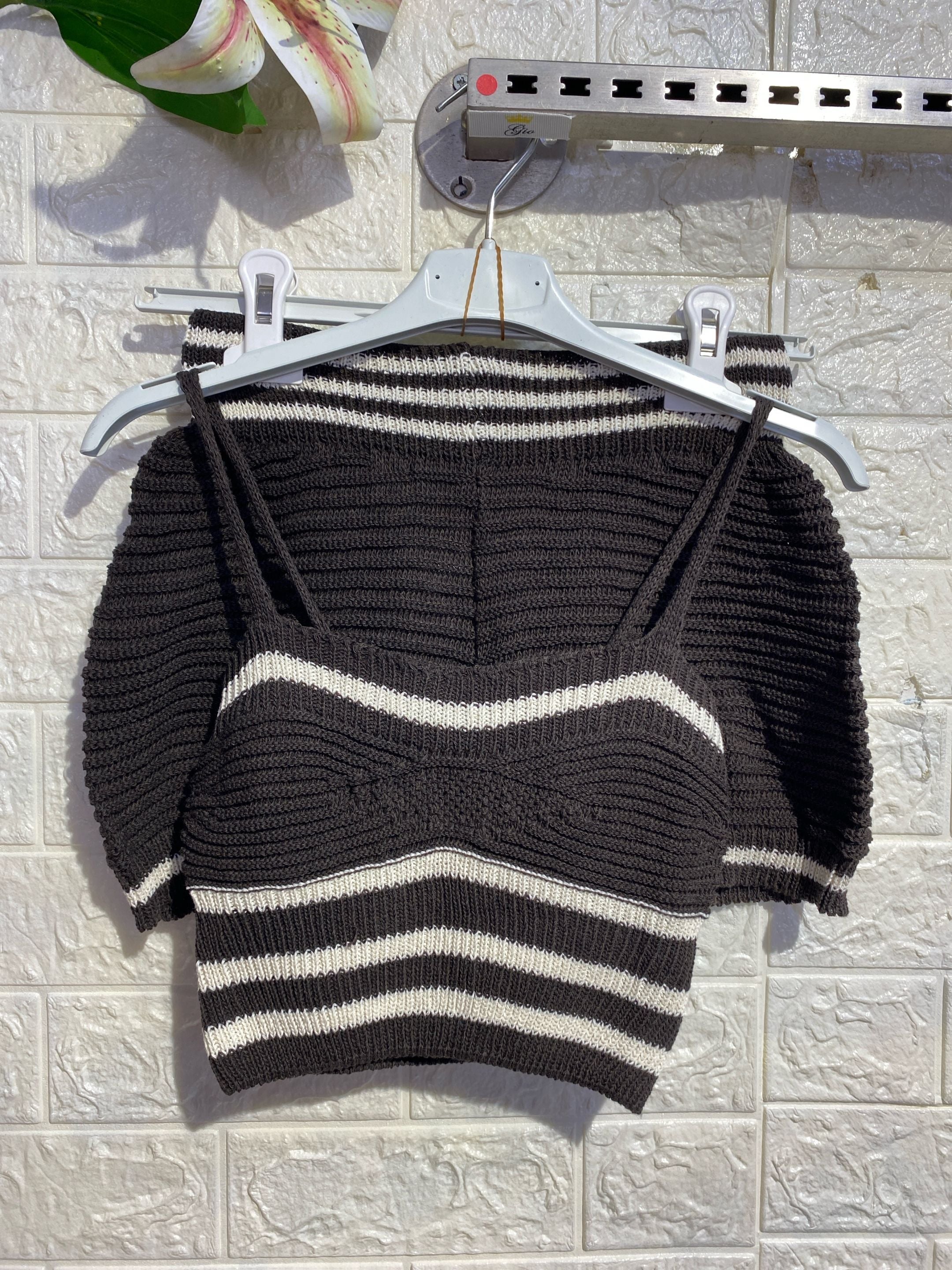 Co-ord Set in Maglia a Righe – Comfort & Stile Casual Chic