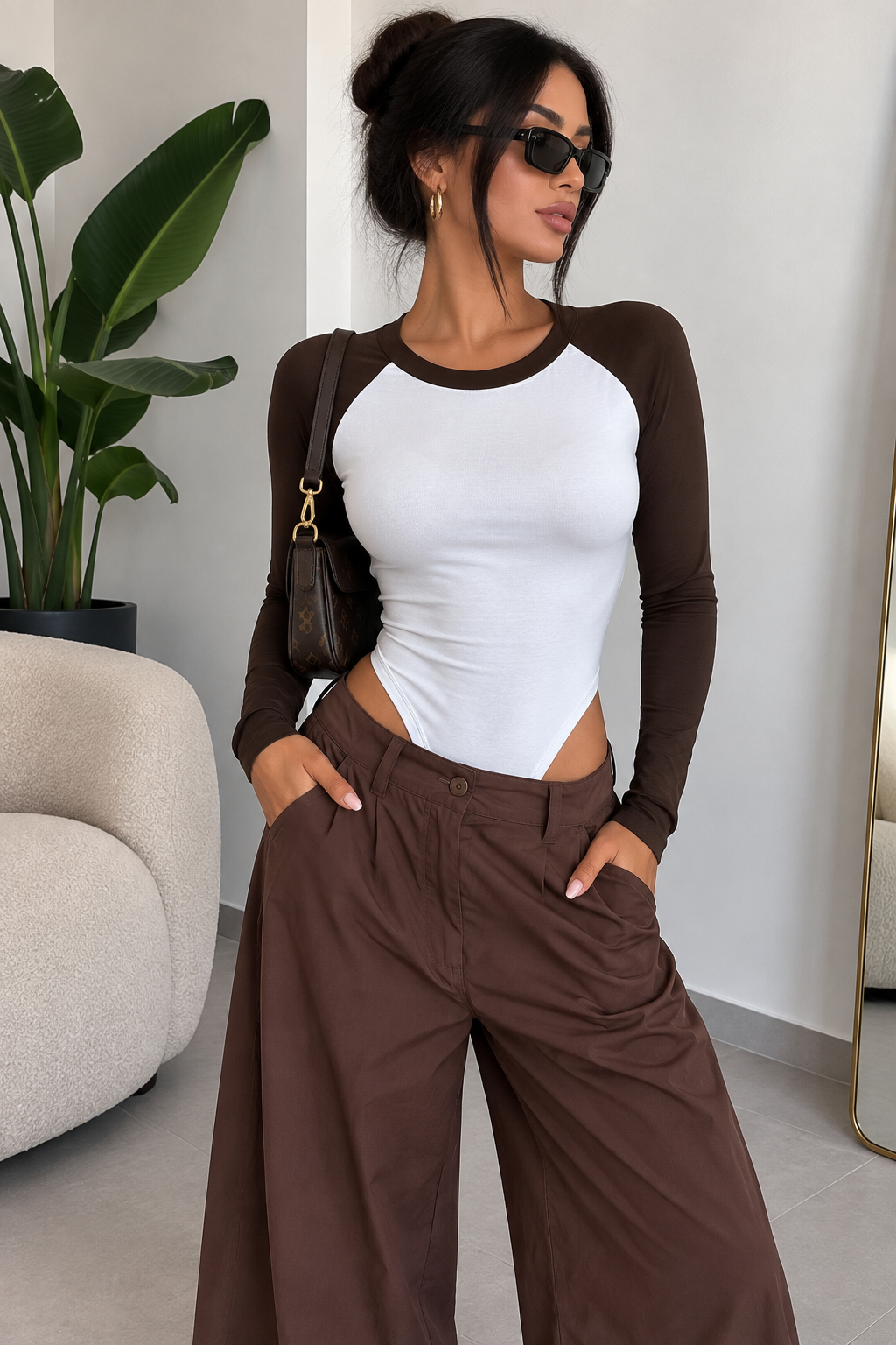 Body basic a maniche lunghe