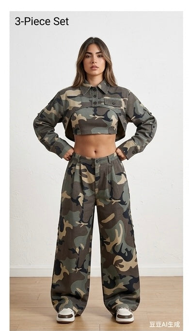 Set 3 Pezzi Camouflage