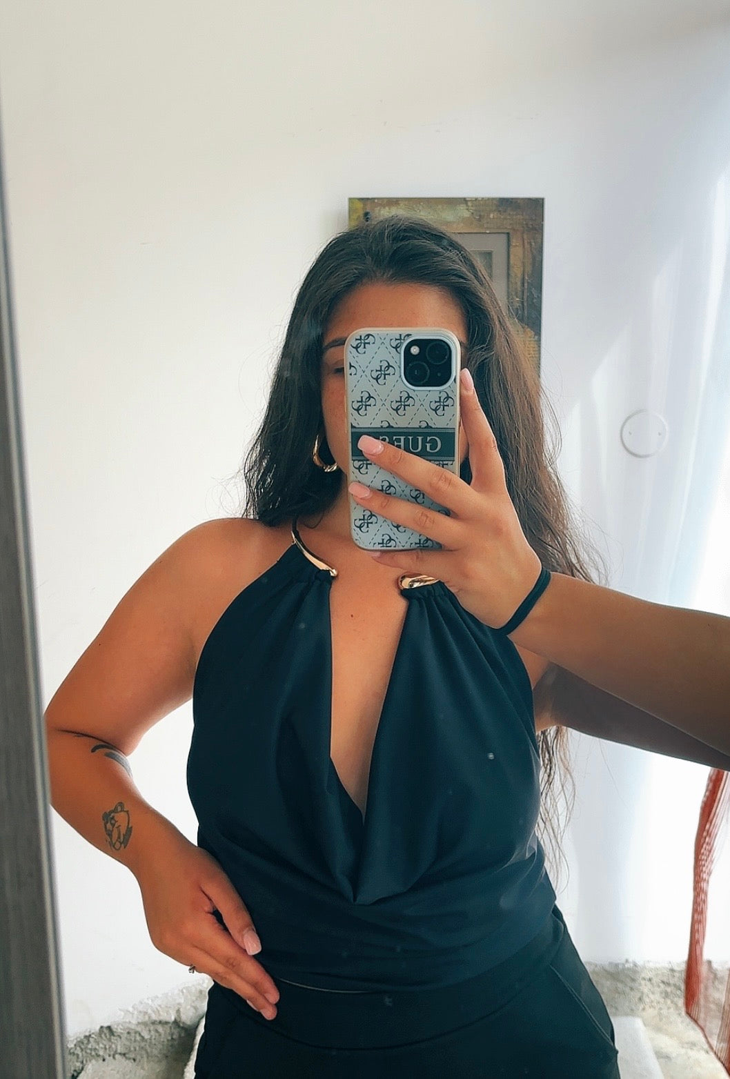 Top Elegance con Dettaglio Oro