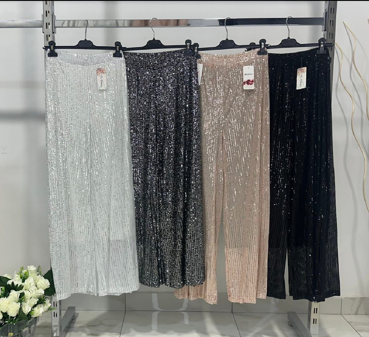 Pantaloni Glitter