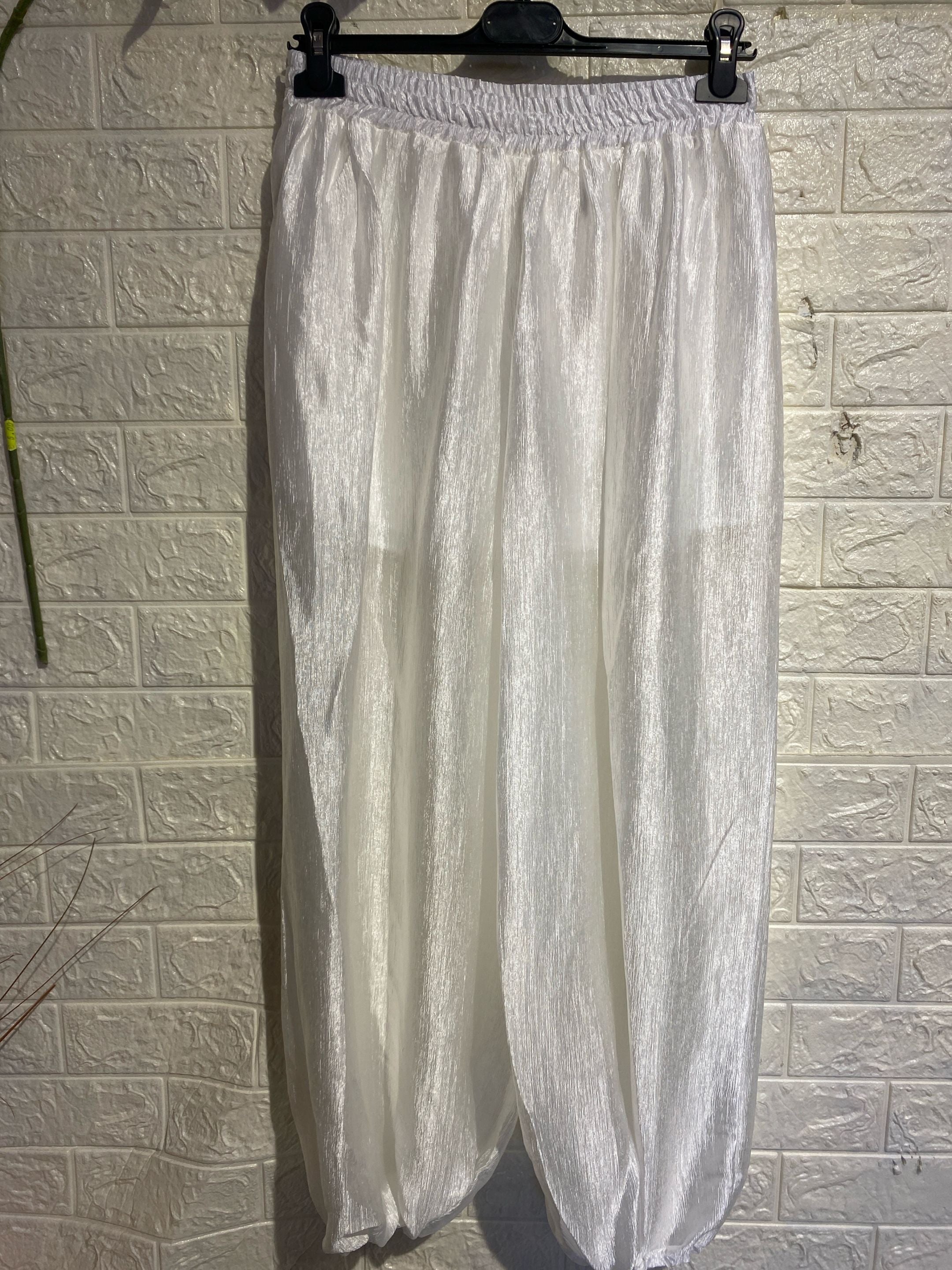 Pantaloni Jogger Fluidi in Satin