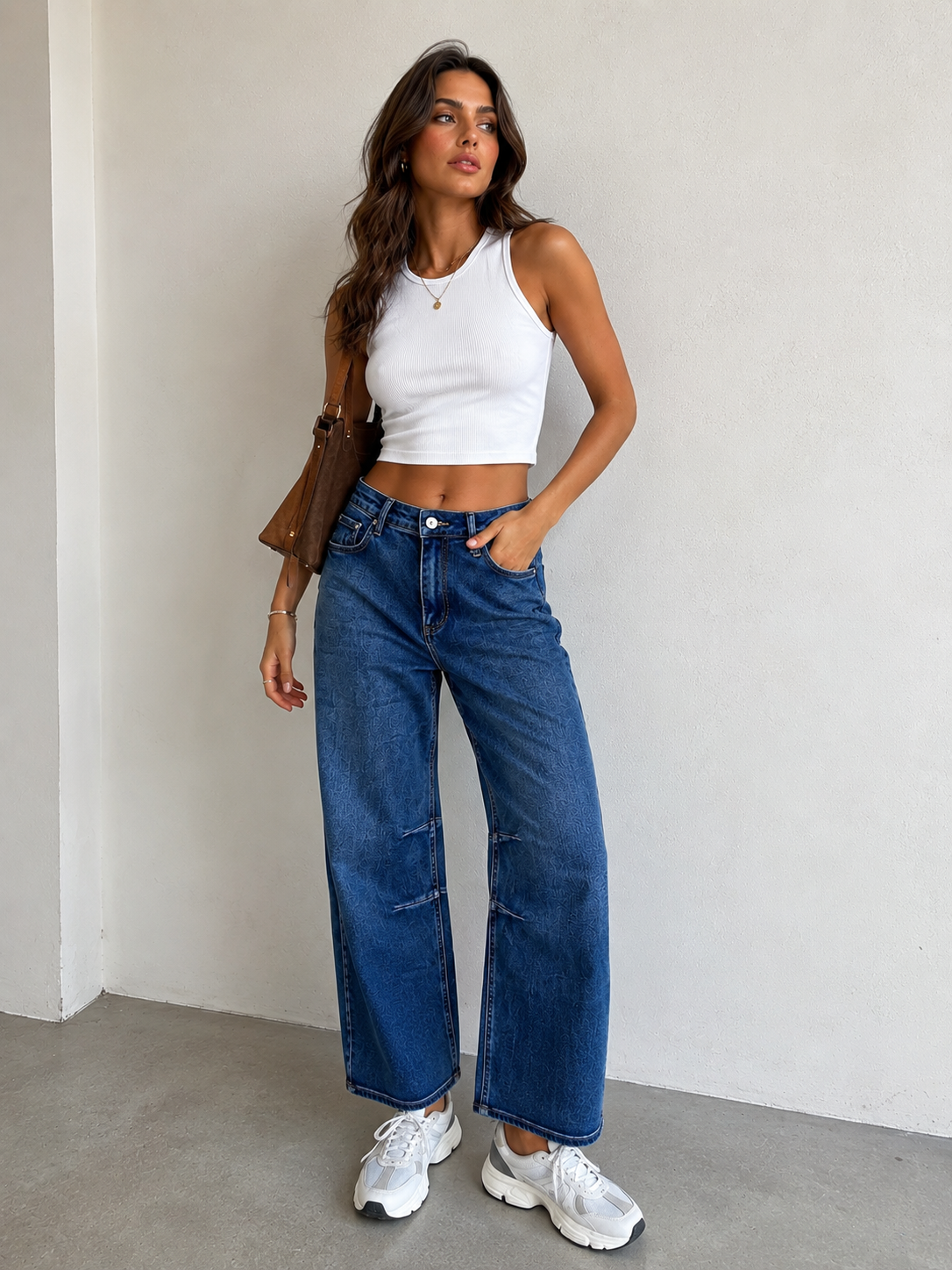 Jeans Wide Leg Fashion